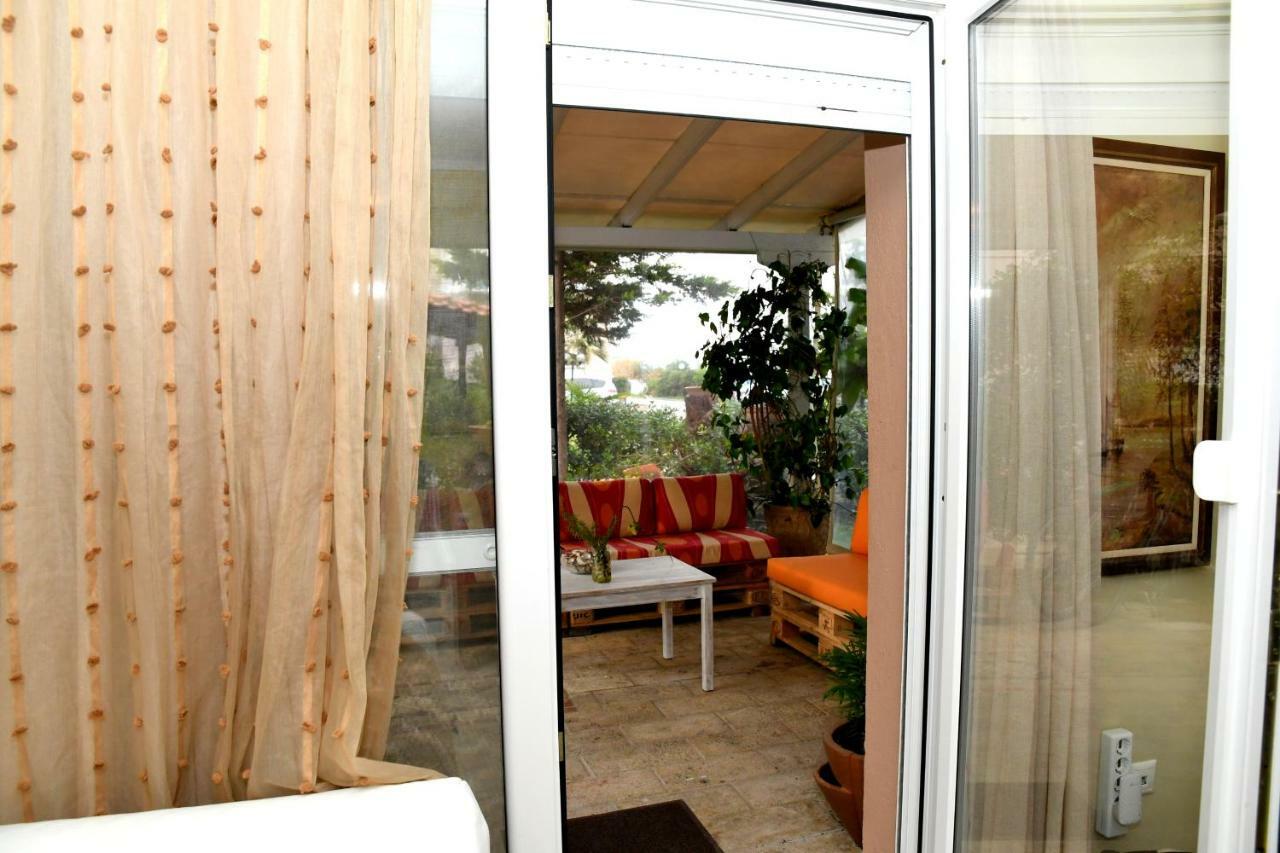 אגיה טריאדה Studio On The Beach With Private Garden מראה חיצוני תמונה