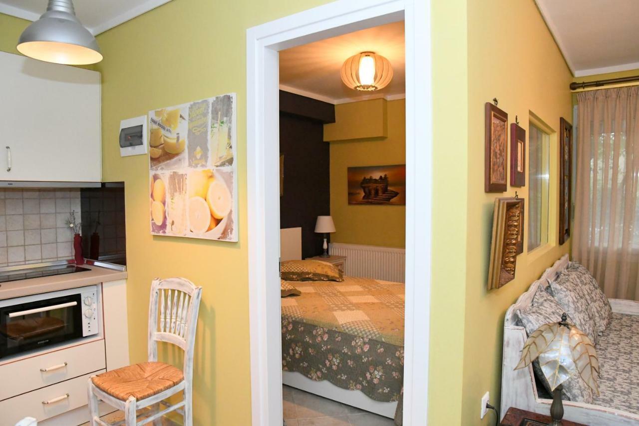 אגיה טריאדה Studio On The Beach With Private Garden מראה חיצוני תמונה